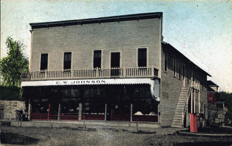 E. W. Johnson Store, Rockford Minnesota, 1909