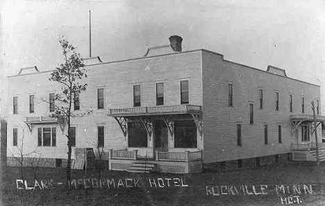 Clark McCormack Hotel, Rockville Minnesota, 1911