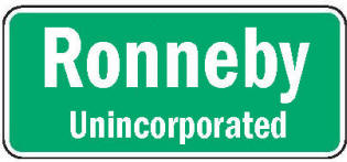 Ronneby Minnesota sign