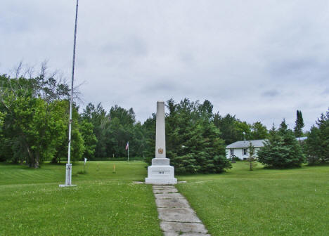 World War I Veterans Monument, Roosevelt Minnesota, 2009