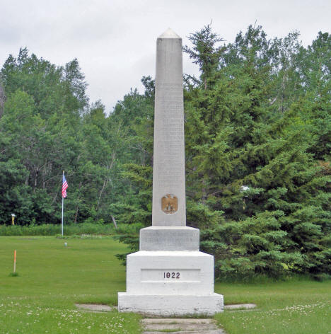 World War I Veterans Monument, Roosevelt Minnesota, 2009