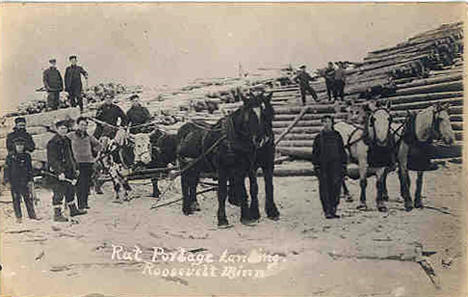 Rat Portage Landing, Roosevelt Minnesota, 1910's