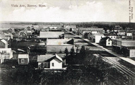 Viola Avenue, Roseau Minnesota, 1910
