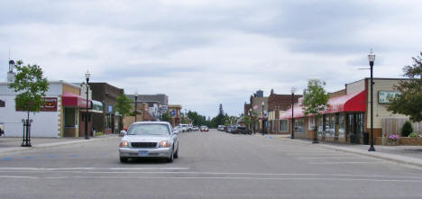 Street scene, Roseau Minnesota, 2009