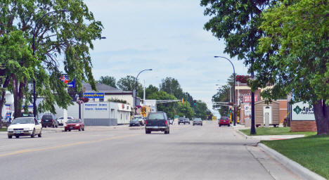 Street scene, Roseau Minnesota, 2009