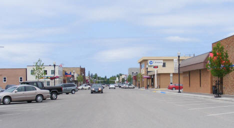 Street scene, Roseau Minnesota, 2009