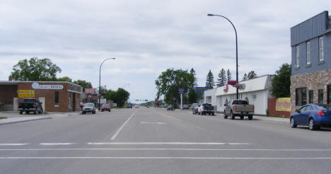 Street scene, Roseau Minnesota, 2009