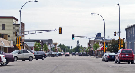 Street scene, Roseau Minnesota, 2009