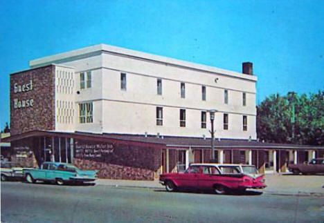 Guest House Motel and Restaurant, Roseau Minnesota, early 1960's