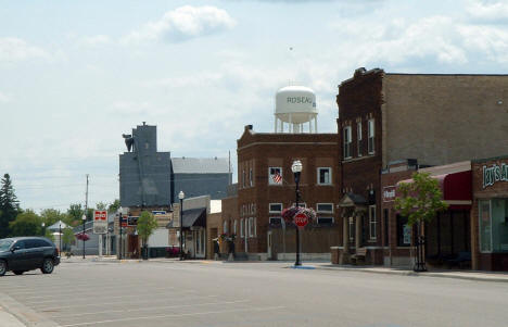Street scene, Roseau Minnesota, 2006