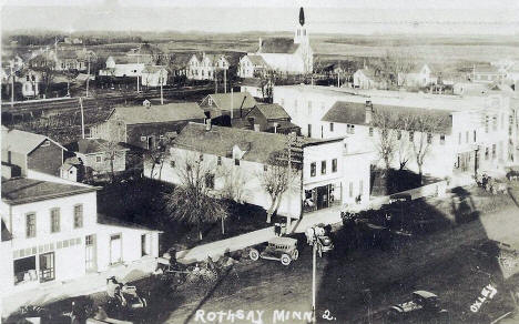 General view, Rothsay Minnesota, 1910