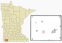 Location of Rushmore, Minnesota