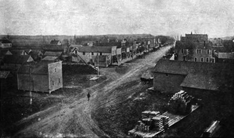 Main Street, Sanborn Minnesota, 1907