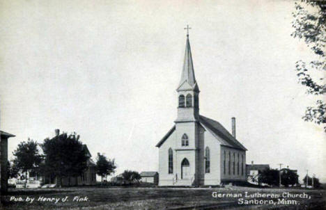 German Lutheran Church, Sanborn Minnesota, 1920's?