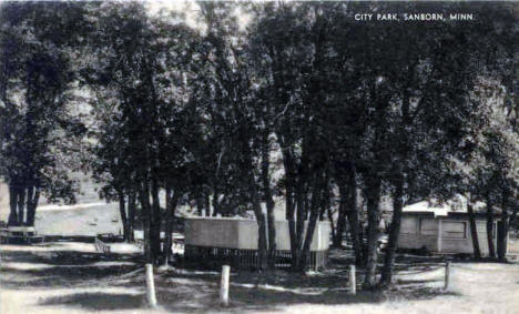 City Park, Sanborn Minnesota, 1940's?