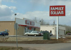 Family Dollar Store, Sandstone Minnesota