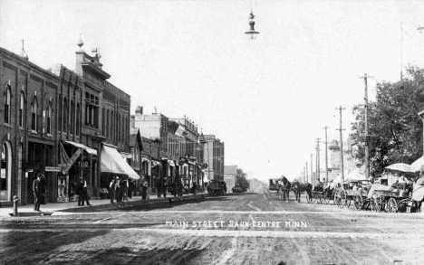 Main Street, Sauk Centre Minnesota, 1909