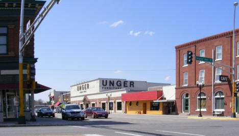 Street scene, Sauk Centre Minnesota, 2009