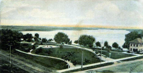 Lake & Park, Sauk Centre Minnesota, 1905