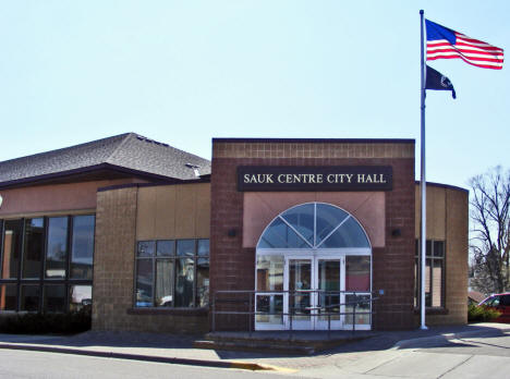 Sauk Centre City Hall, Sauk Centre Minnesota, 2009