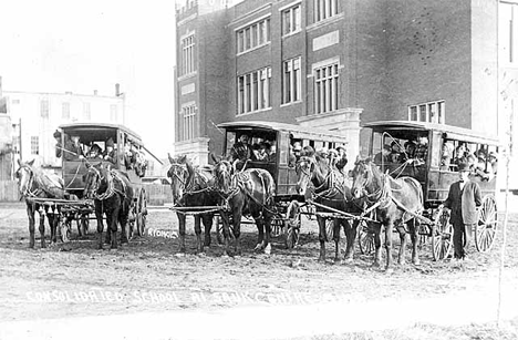 Consolidated School, Sauk Centre Minnesota, 1905