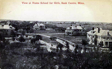 View of Home School for Girls, Sauk Centre Minnesota, 1910