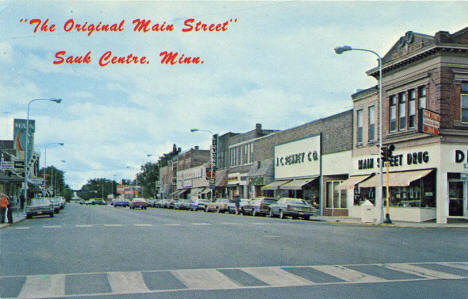 Main Street, Sauk Centre Minnesota, 1970's
