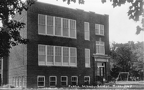 Public School, Shafer Minnesota, 1920's?