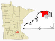 Location of Shakopee Minnesota