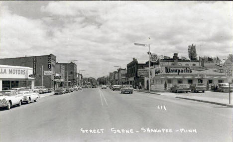 Street Scene, Shakopee Minnesota, 1960's