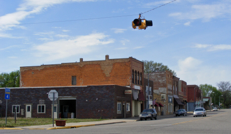 Street scene, Sherburn Minnesota, 2014