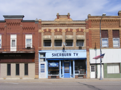 Street scene, Sherburn Minnesota, 2014