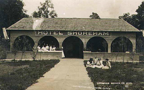 Hotel Shoreham, Shoreham Minnesota, 1911