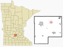 Location of Silver Lake, Minnesota