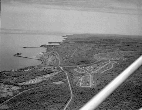 Aerial View, Silver Bay Minnesota, 1955
