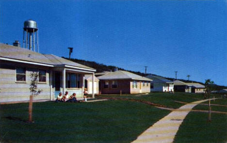 Street scene, Silver Bay Minnesota, late 1950's