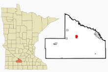 Location of Sleepy Eye, Minnesota