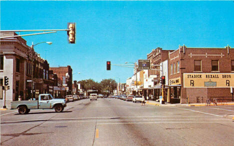 Street scene, Sleepy Eye Minnesota, 1970's