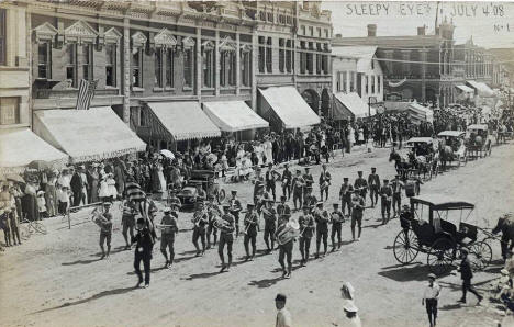 4th of July Parade, Sleepy Eye Minnesota, 1908