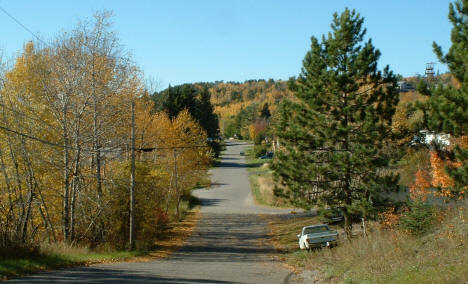 Street Scene in Soudan Minnesota