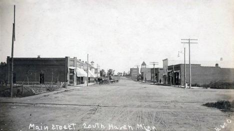 Main Street, South Haven Minnesota, 1910's