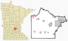 Location of South Haven, Minnesota