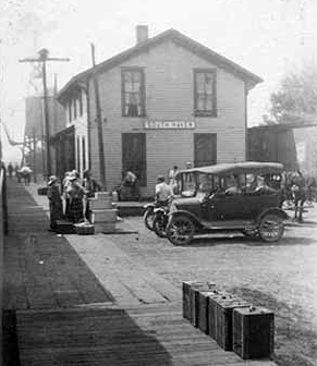 Railroad Depot, South Haven Minnesota, 1925