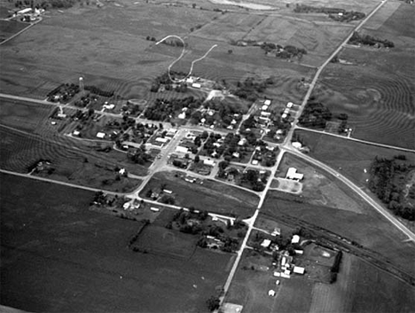 Aerial view, South Haven Minnesota, 1969