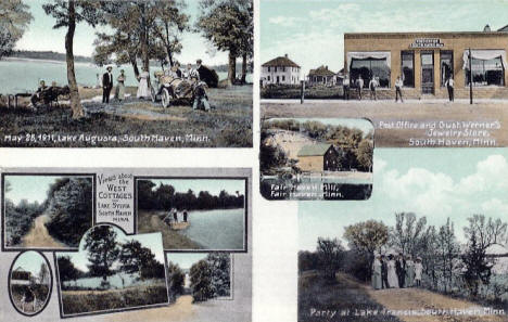 Multiple views, South Haven Minnesota, 1908