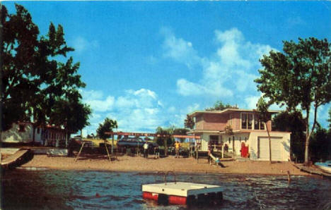 Little Crow Resort on Green Lake, Spicer Minnesota, 1960's