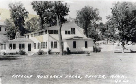 Fredolf Hultgren Lodge, Spicer Minnesota, 1940's