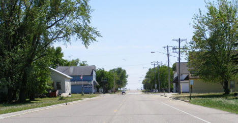 Street scene, Spring Hill Minnesota, 2009