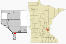 Location of Spring Lake Park, Minnesota