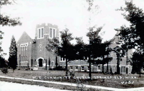 Methodist Episcopal Community Church, Springfield Minnesota, 1937